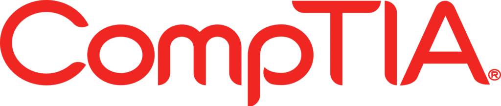 Transparant logo van leverancier (CompTIA).