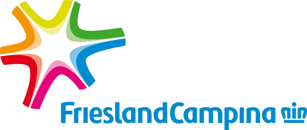 Logo van klant (Friesland Campina).