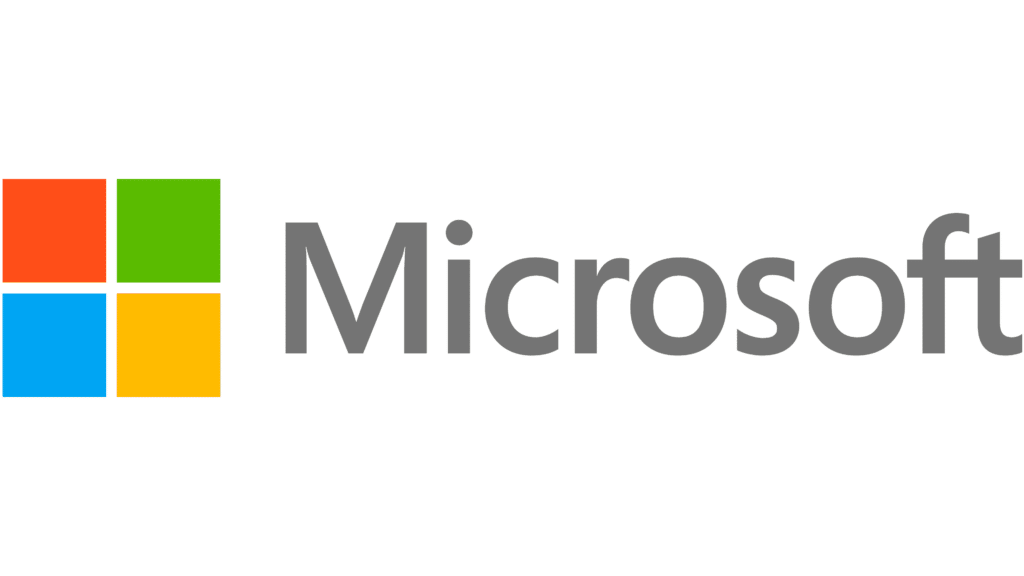 Transparant logo van leverancier (Microsoft).