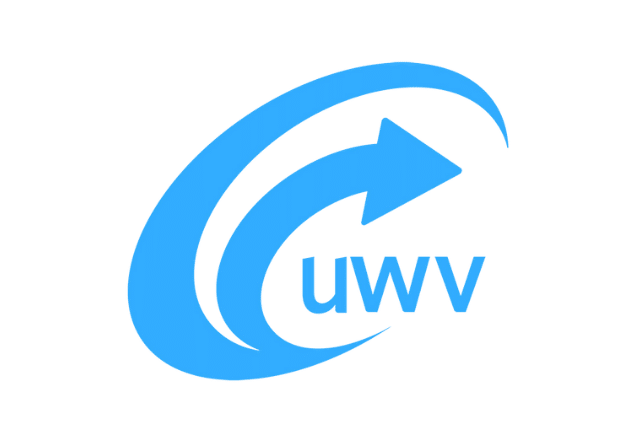 Logo van het UWV.