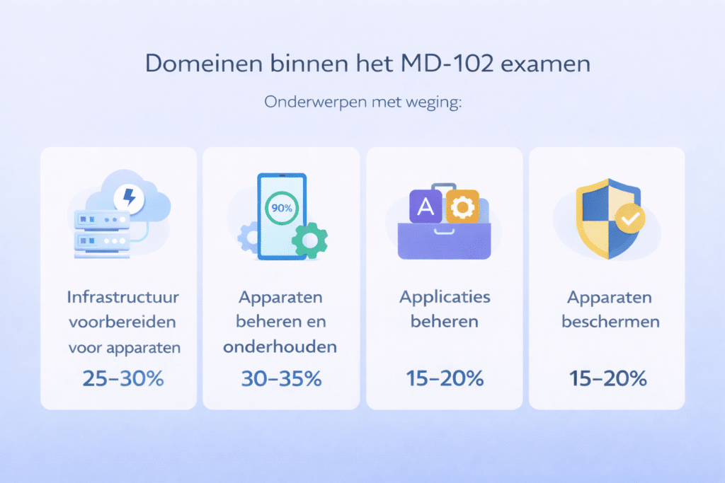 MD-102 examen infographic
