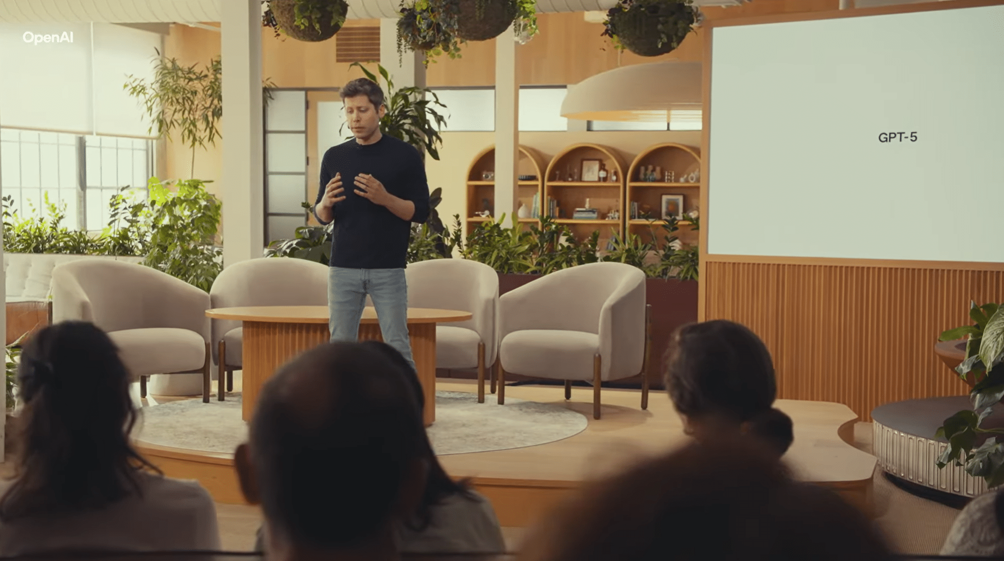 OpenAI die chatgpt 5 presenteert