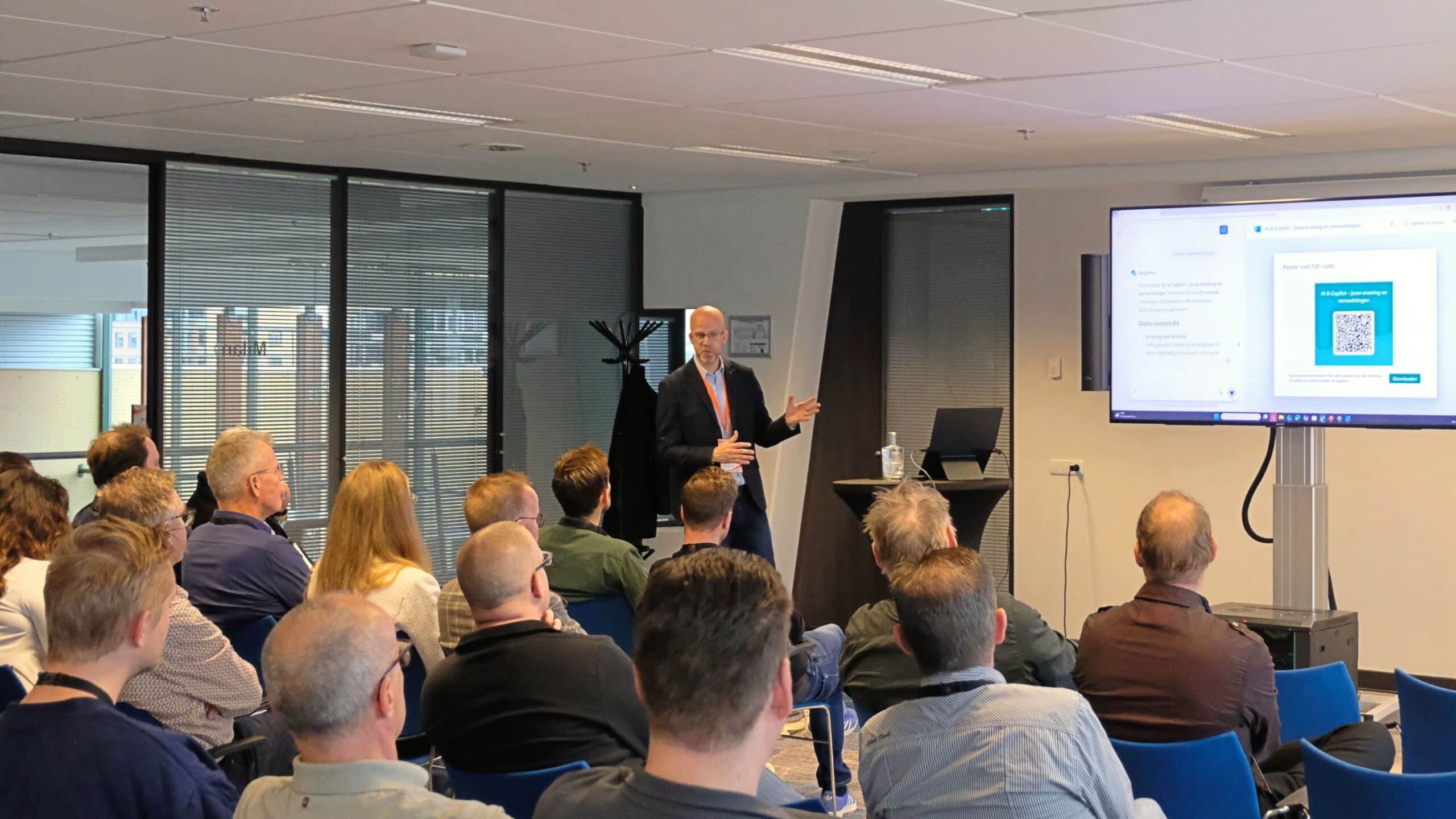 Machiel keekstra geeft les