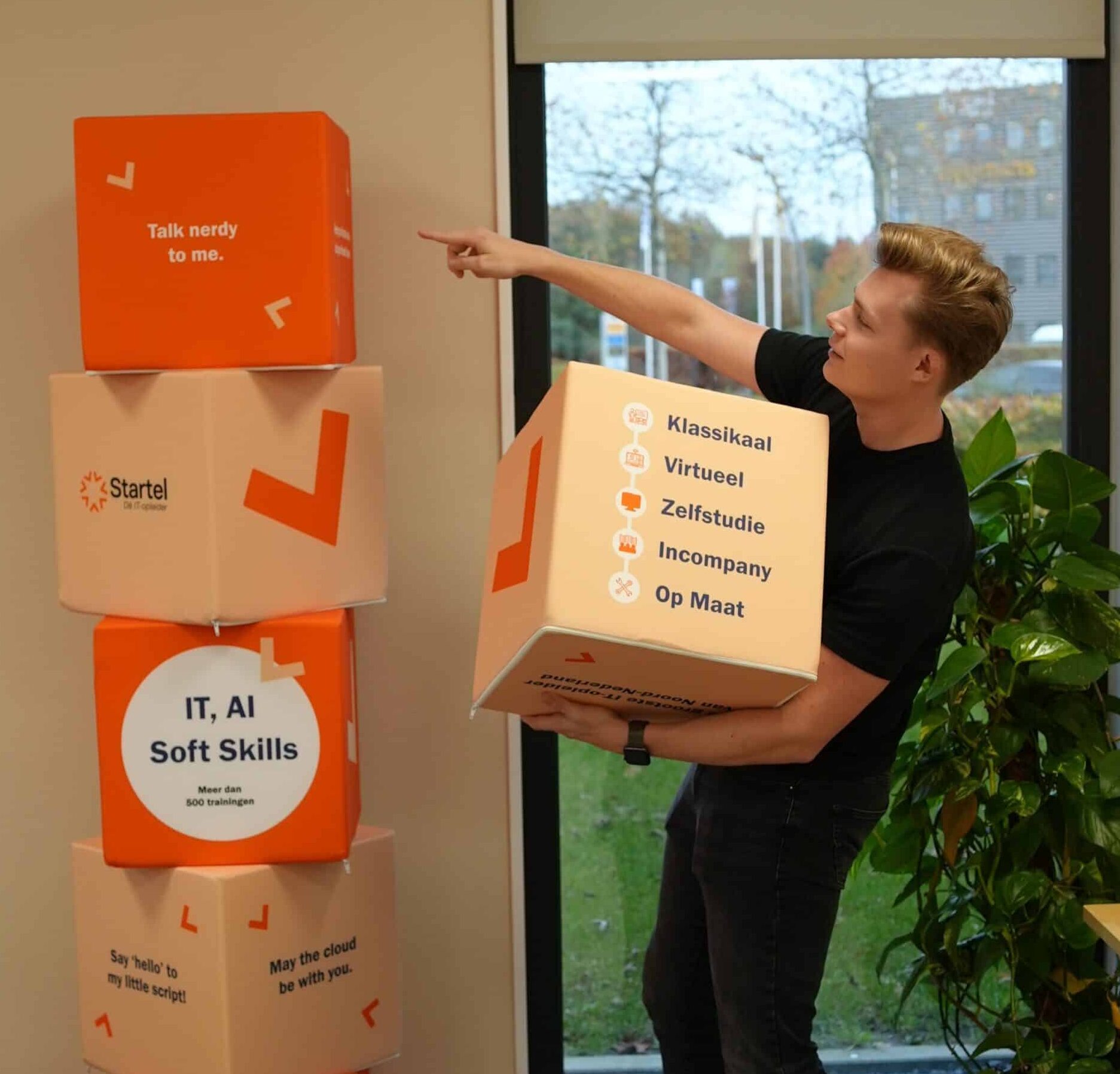 Hylke bosma met marketing blokken