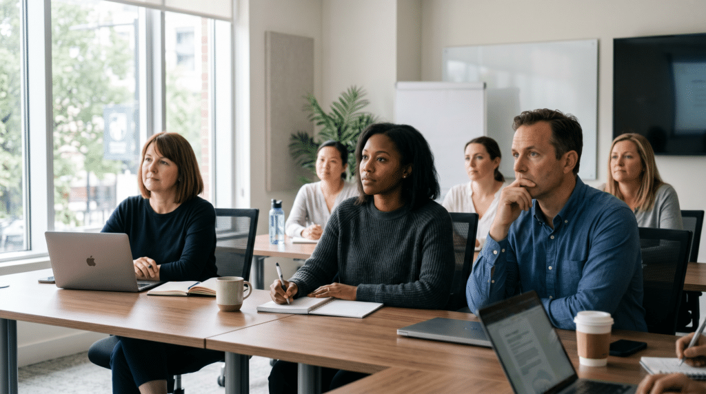 Volg een klassikale training bij Startel met persoonlijke aandacht en interactie.