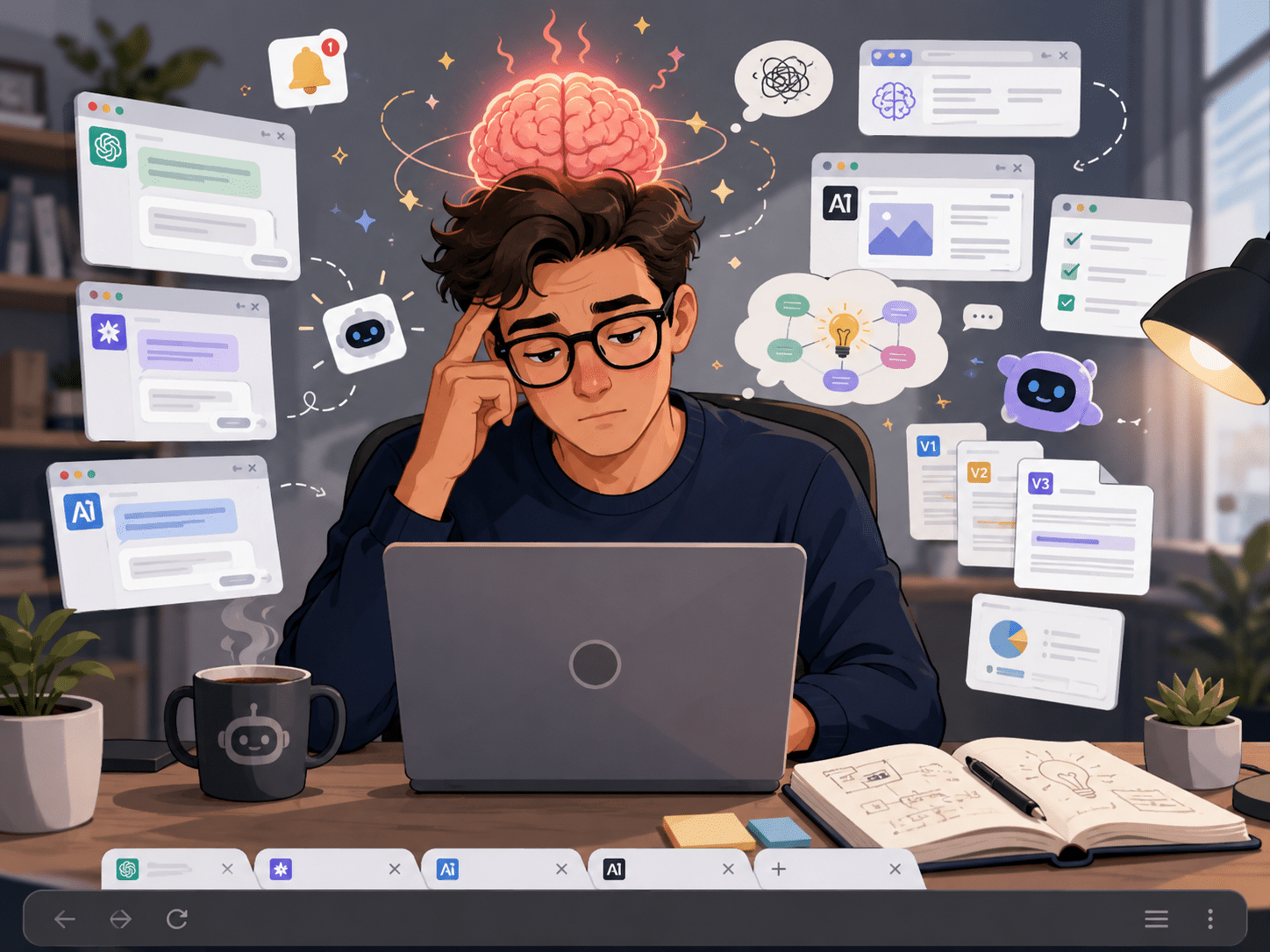 Header image for blog about AI Brain Fry and Soft Skills
