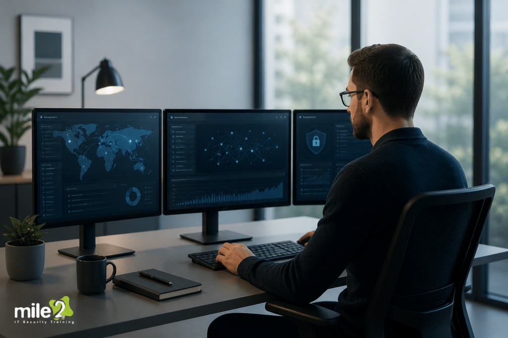 Leer over digitaal forensisch onderzoek. Volg Mile2 trainingen bij Startel, een erkende Mile2-partner.