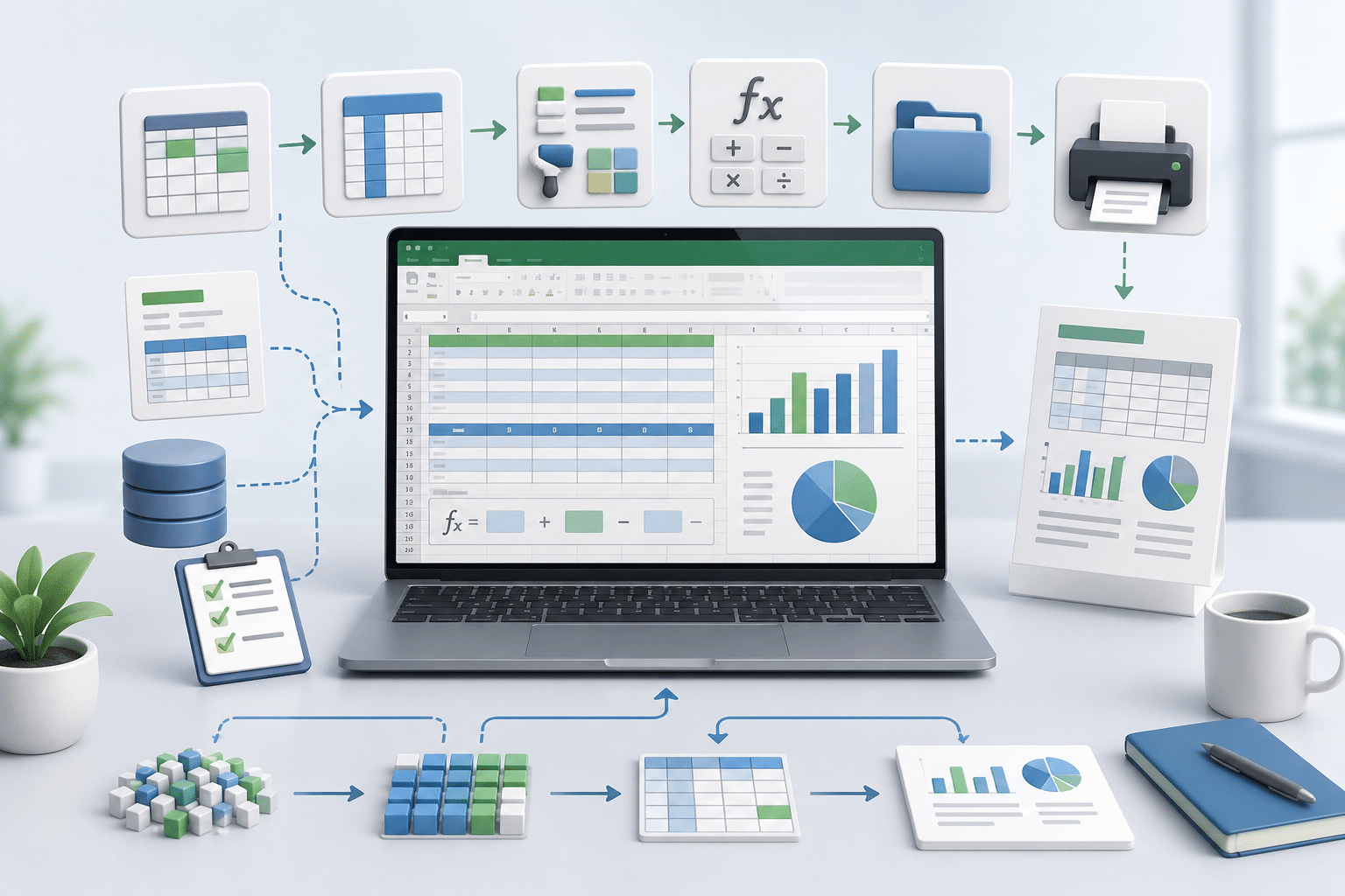 Wat leer je in een excel basiscursus blog header image